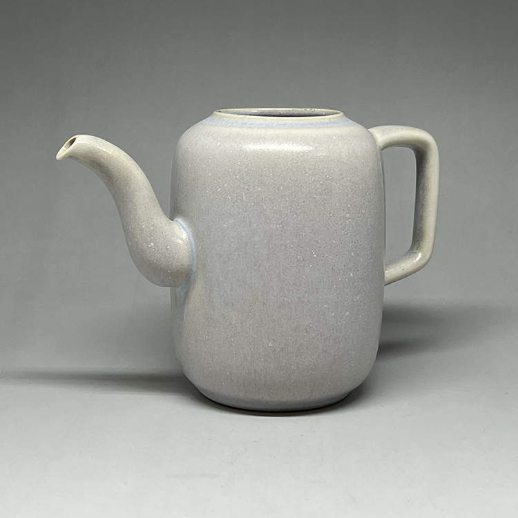 斑紫茶入 陶器 陶芸 手作り 茶道具 木箱付き やきもの 大前芳春