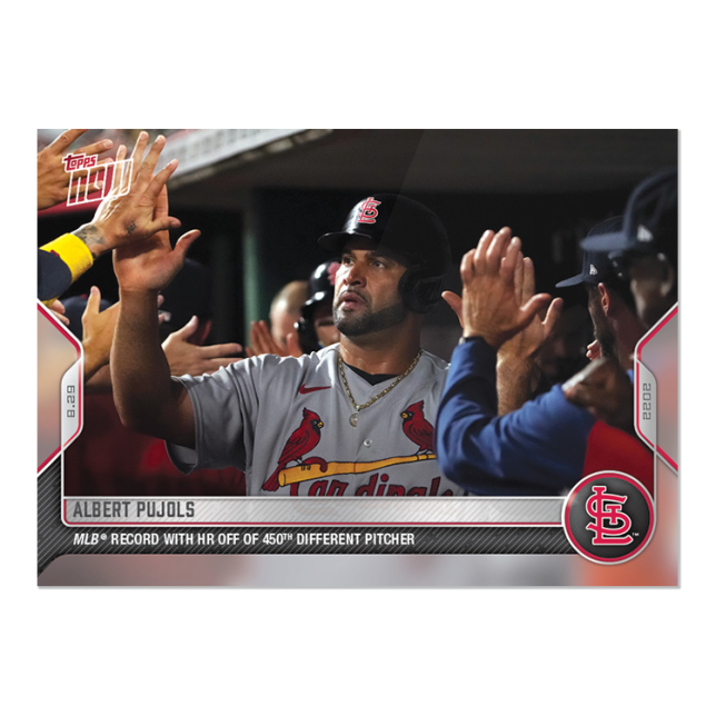 ALBERT PUJOLS - 2022 MLB TOPPS NOW #796