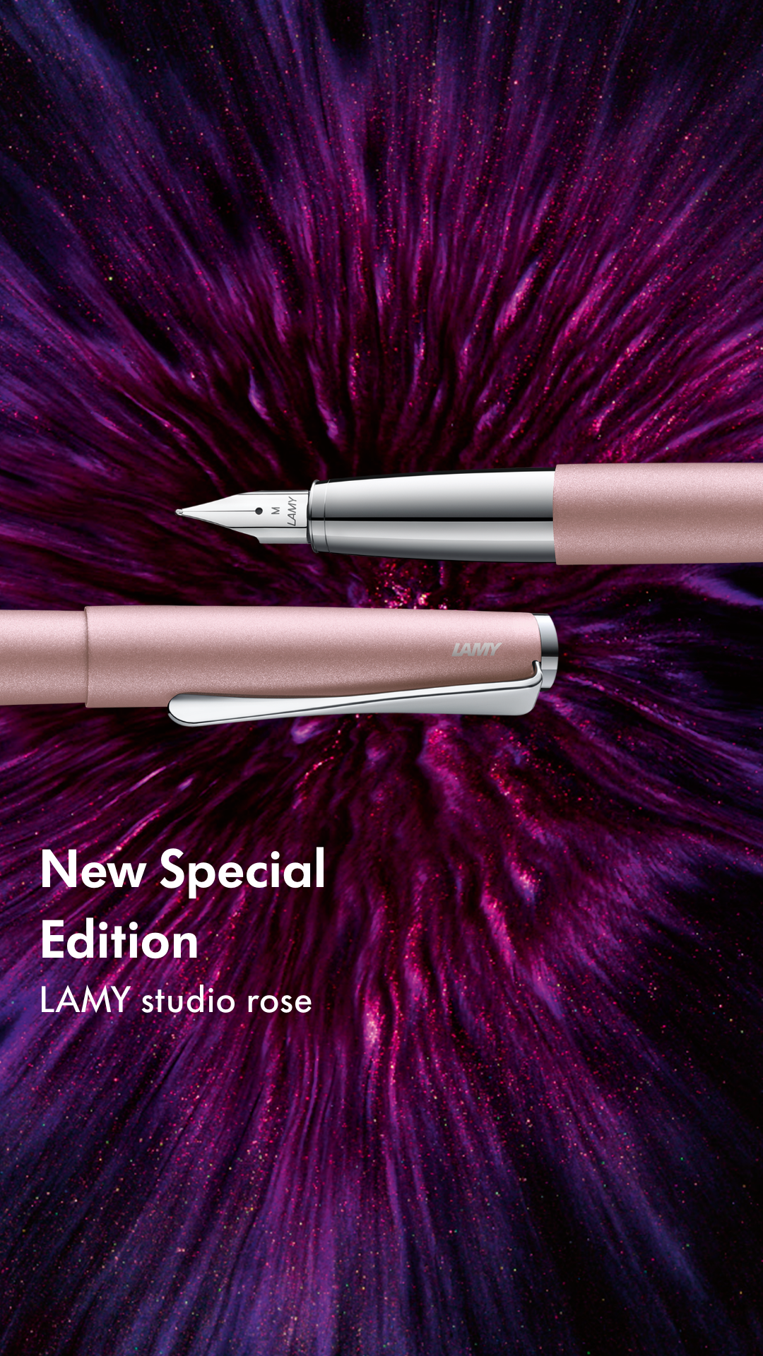 Lamy studio 69 玫瑰粉 限定色 金屬桿 鋼筆｜Lamy 德國