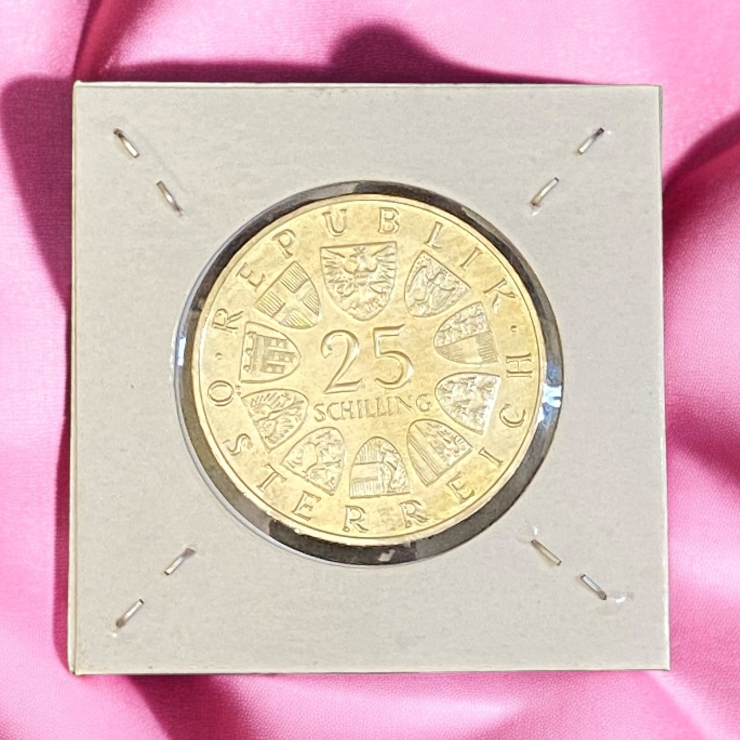 1965 Austria 25 shillings (80% silver) - 150th Anniversary of Vienna Tech High School