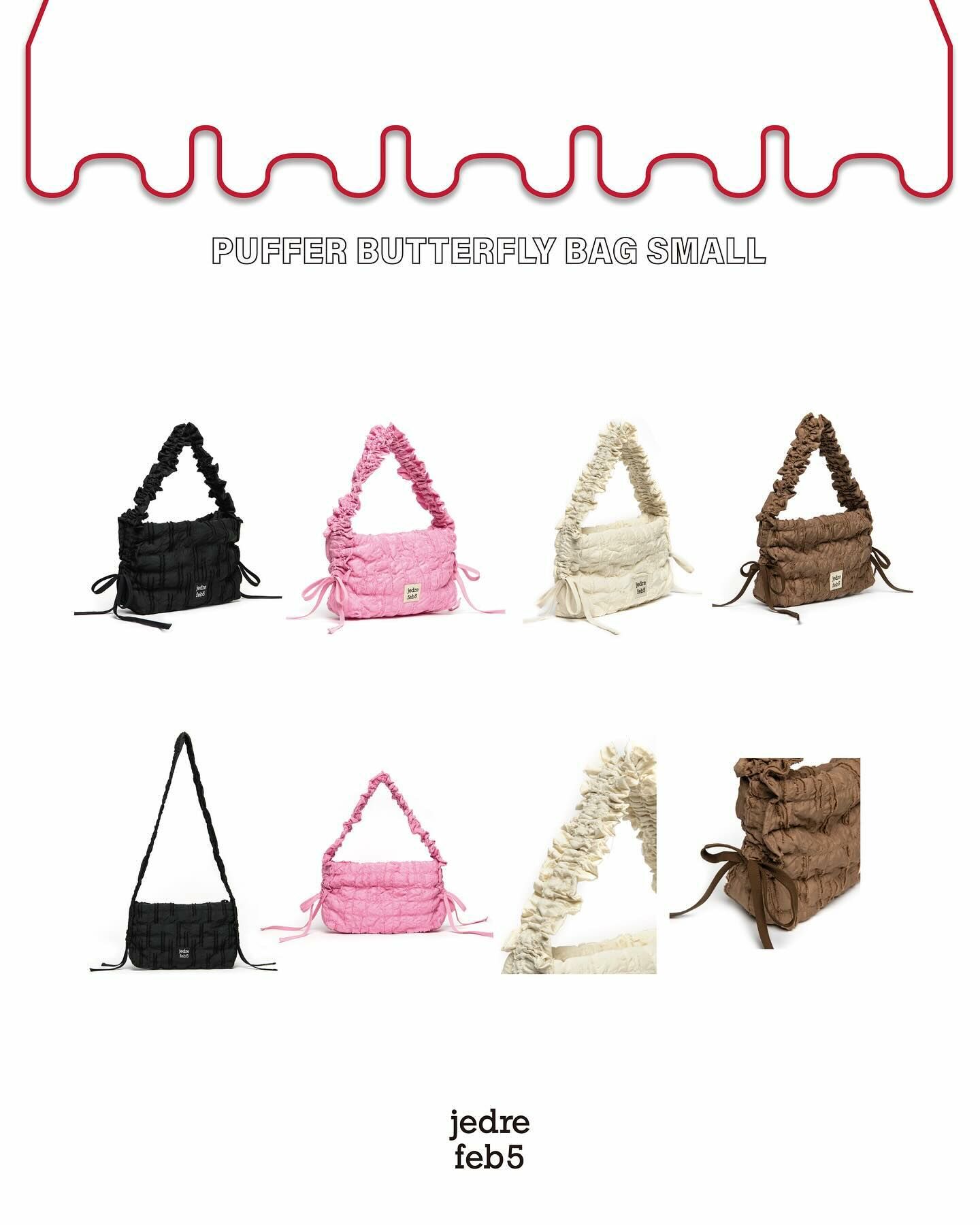 ★ JEDREFEB5★ Puffer Butterfly Small Bag 5007541593 JEDREFEB5 Puffer Butterfly Bag Small