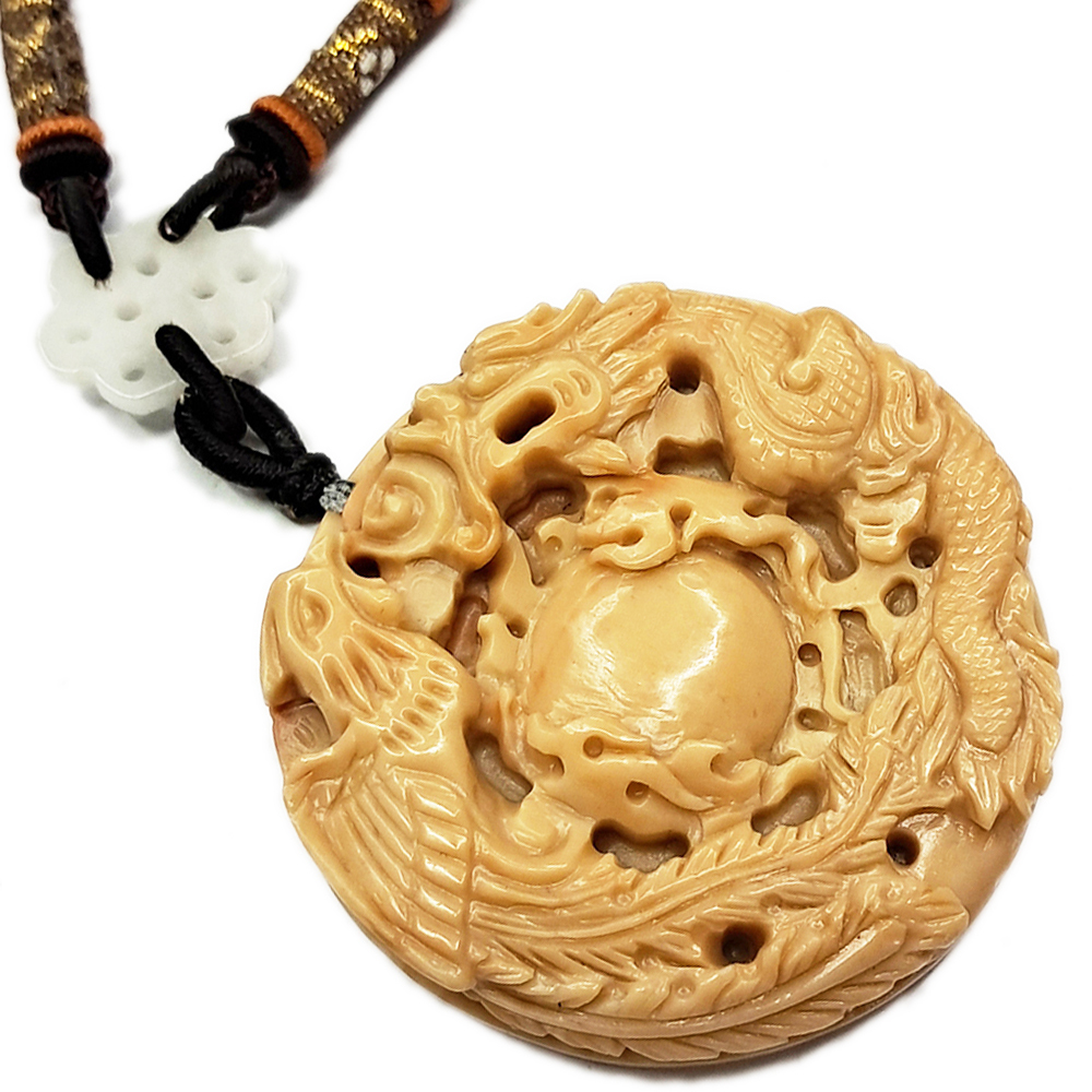 龍宮舍利{龍鳳呈祥}中國結項鍊【十方】132581