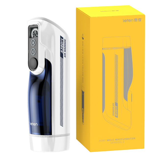 〔飛機杯界頭等倉〕雷霆 Leten A380頭等艙 恆溫智能發聲活塞飛機杯 第四代