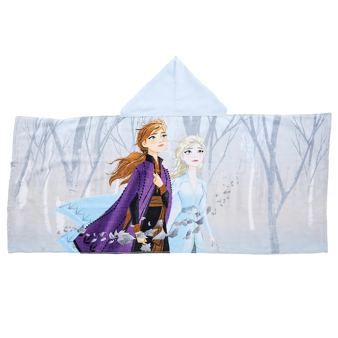 美國 Frozen 超柔軟棉質連帽浴巾