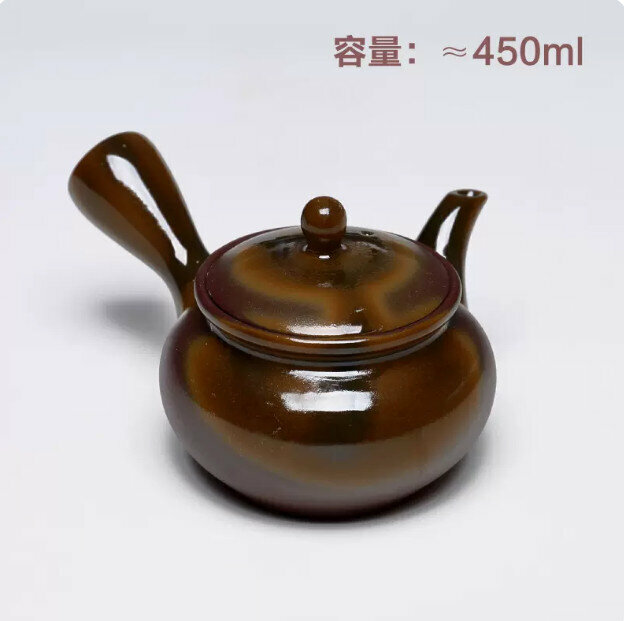 Hot push teapot (side handle pot 402)