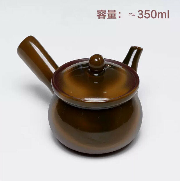 Hot push teapot (side handle pot 404)