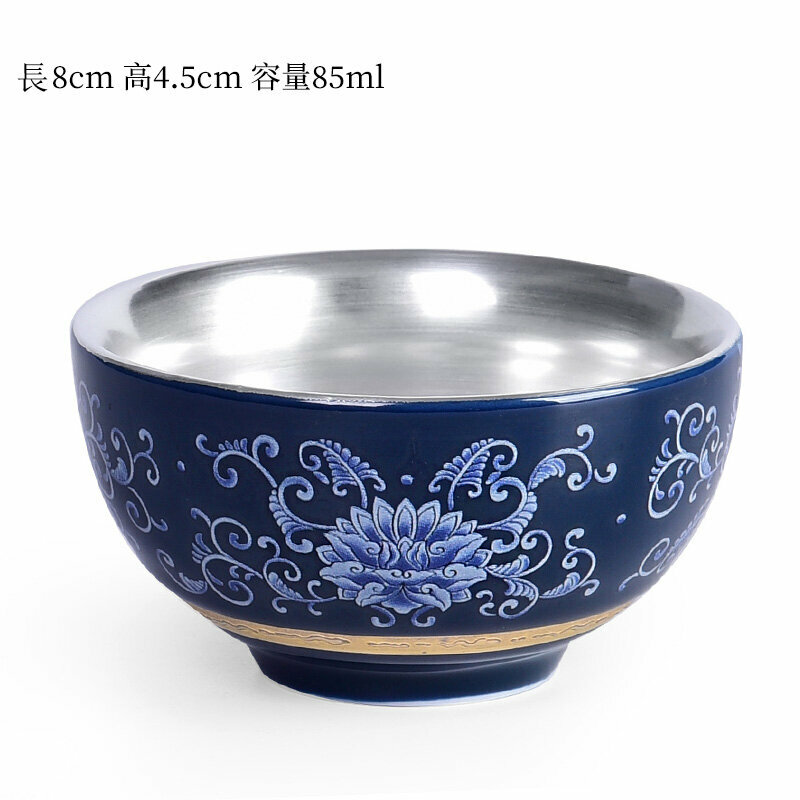 爆款高檔純小茶杯品茗杯(朱門繡戶碗口杯）