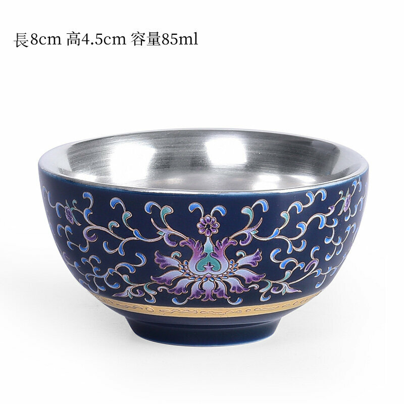爆款高檔純小茶杯品茗杯(錦上添花碗口杯）