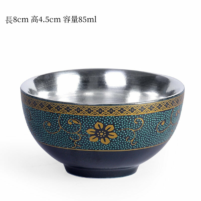 爆款高檔純小茶杯品茗杯(暗香疏影碗口杯）
