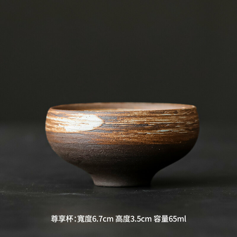 Popular Japanese retro stoneware teacup master cup (stoneware exclusive cup)