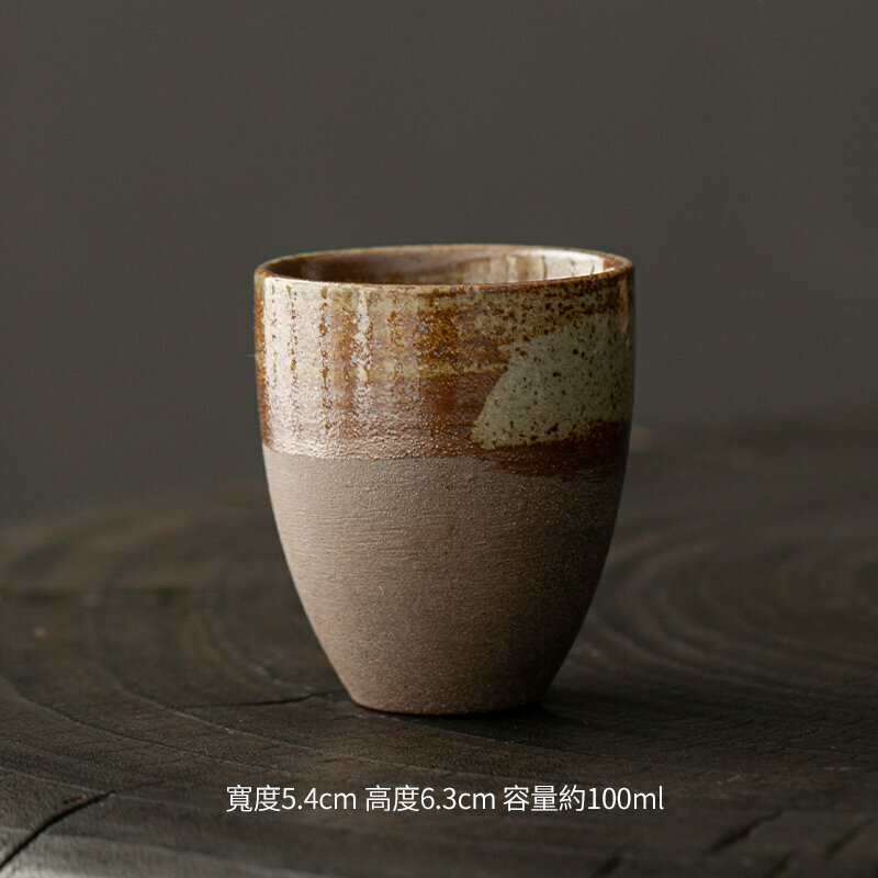 Popular Japanese retro stoneware teacup master cup (Qiuyue Teacup)