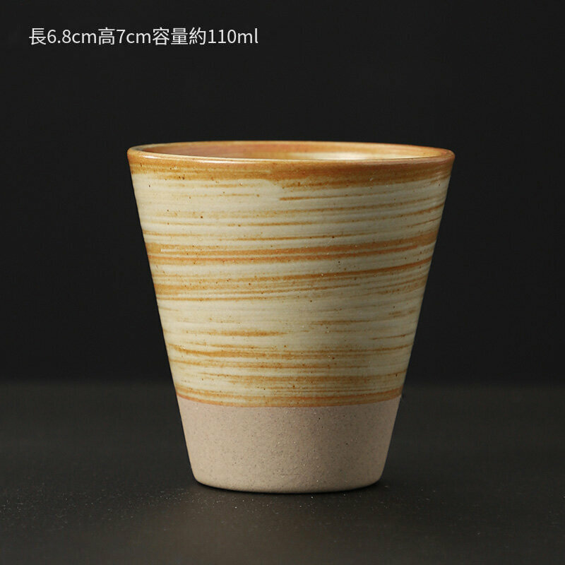 爆款中式複古杯陶瓷茶盞主人杯(影白茶杯G）