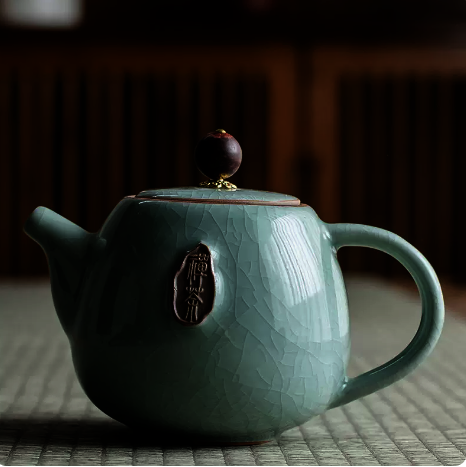 New ceramic teapot single pot (Zen teapot) length 13CM height 10CM capacity 180ML