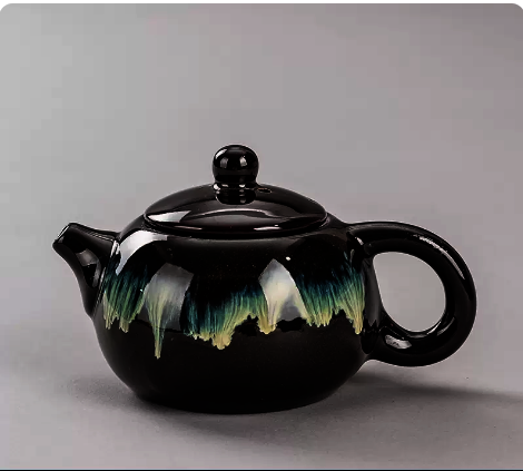 New ceramic teapot single pot (Shajin Xishi teapot) length 13.5CM height 8CM capacity 180ML
