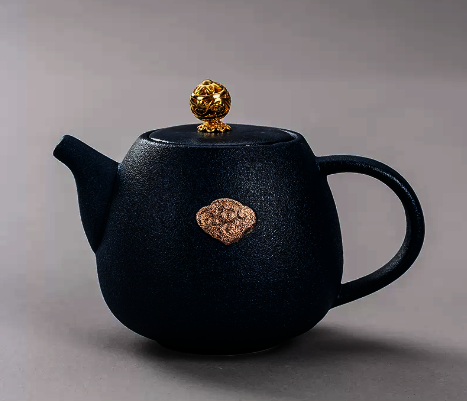 New ceramic teapot single pot (Jilan Lu Baoxiangyun teapot) width 12CM height 9.5CM capacity 200ML