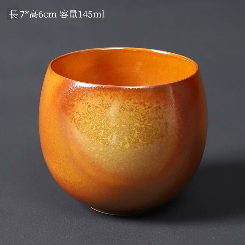New Retro Ru Kiln Master Cup Single Cup Tea Drinking Cup (Ru Kiln Fired Egg Cup)
