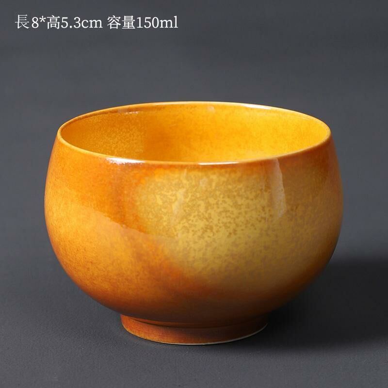 New Retro Ru Kiln Master Cup Single Cup Tea Drinking Cup (Ru Kiln Fired Pocket Cup)