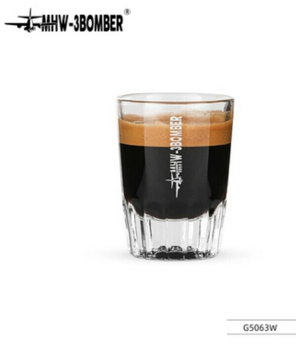 熱賣玻璃量杯/濃縮咖啡杯-50ML-白字