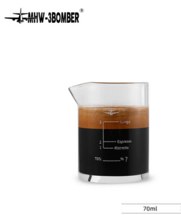 熱賣迷你濃縮咖啡杯-單嘴量杯70ml