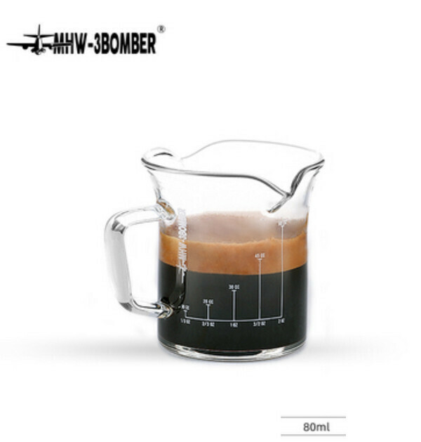 熱賣迷你濃縮咖啡杯-雙嘴量杯80ml