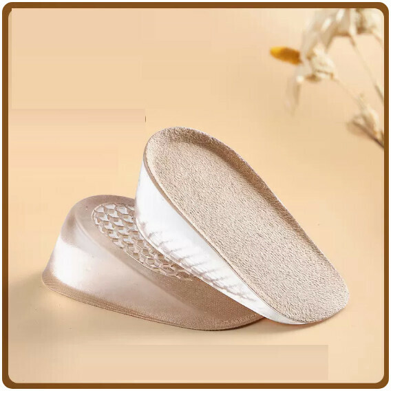 熱賣（1雙裝）矽膠增高鞋墊（3.5cm-女款米麵 均碼）