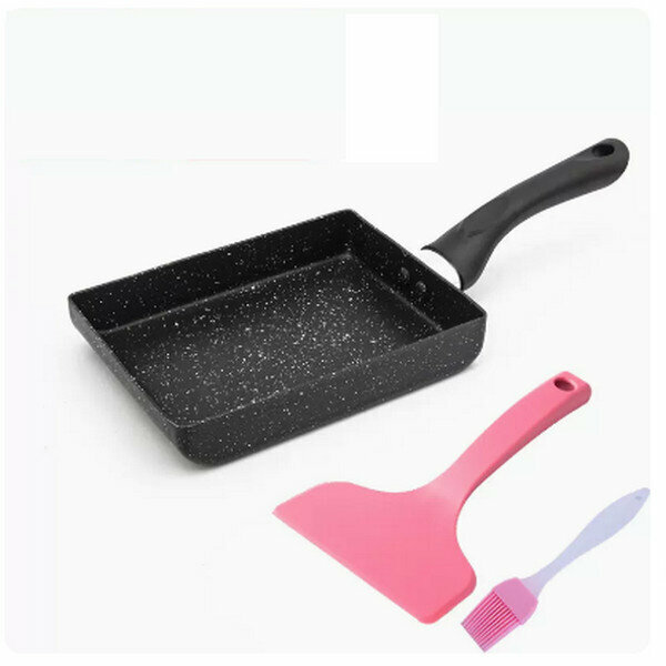 Hotly recommended Tamagoyaki frying pan non-stick small frying pan [black (for gas only)]