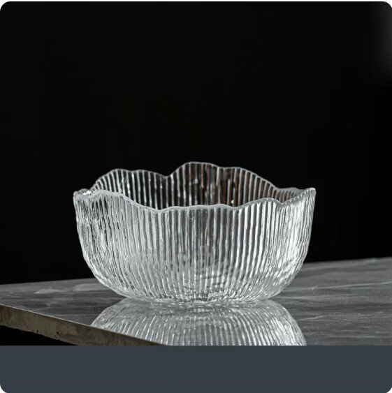 熱推家用點心零食水果盤【透明《太陽花》－小號】