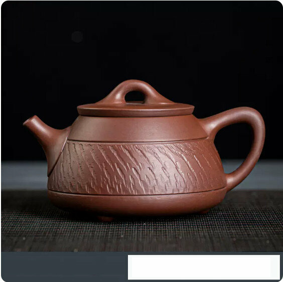 Hotly recommended household purple clay pot Kung Fu teapot [Tiao Dao "Stone Piao Teapot" gift box]