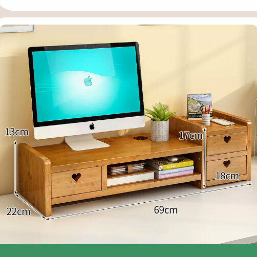 New wooden storage rack (one-piece combination love style 69 three drawers)