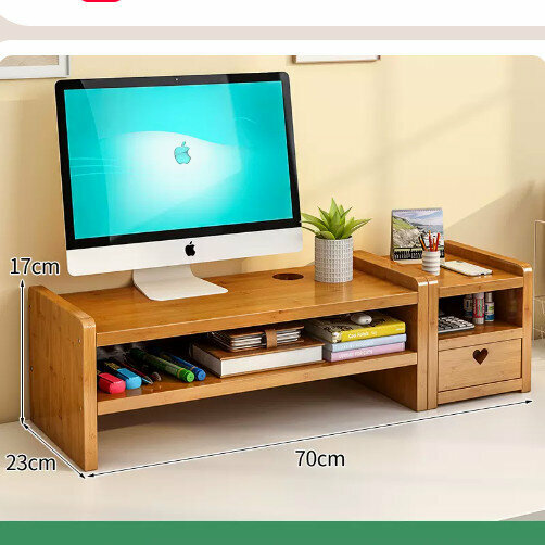 New wooden storage rack (heightened split combination, love style, length 70, single drawer)
