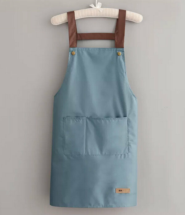 New waterproof coffee strap with buckle strap blue-composite cloth one-size-fits-all apron