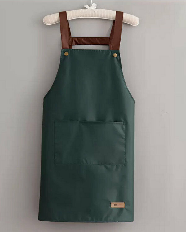 New waterproof coffee straps with buckle straps green - composite fabric one-size-fits-all apron