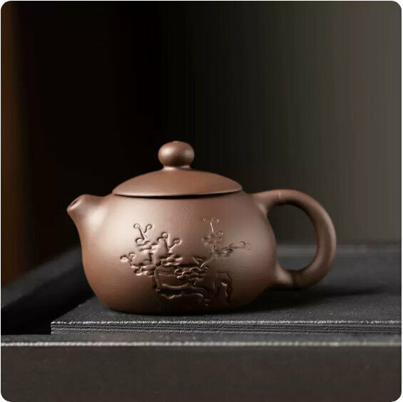 Hotly Recommended Purple Clay Fingertip Pot [Purple Clay "Xi Shi Plum Blossom"]