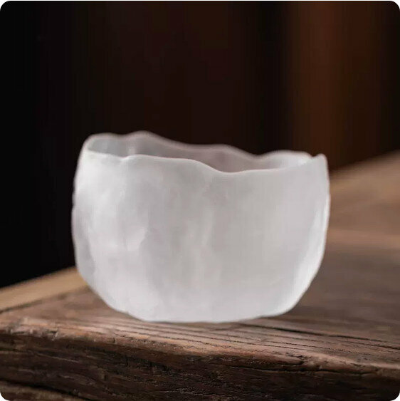 Hotly recommended glass tea cup [frosted-Shangshen]
