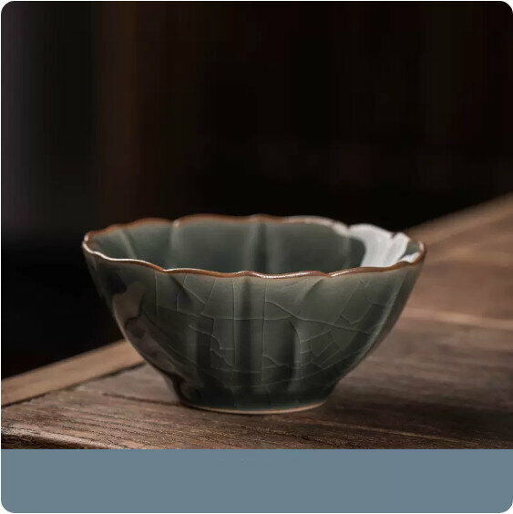 Hotly recommended household secret color borneol tea cup [Lotus Cup]