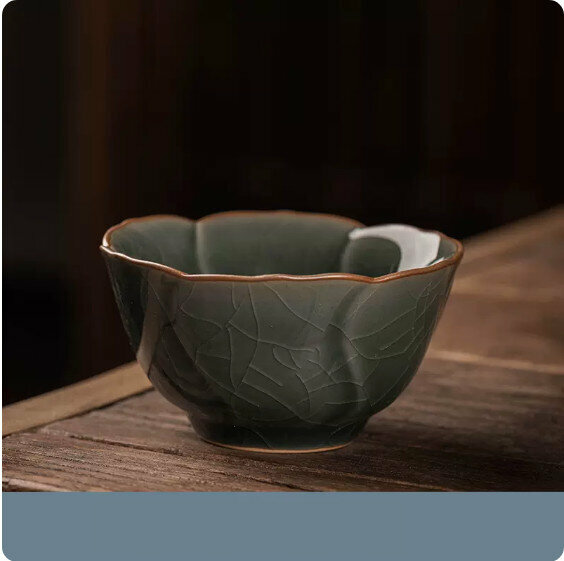 Hotly recommended household secret color borneol tea cup [Lotus Cup]