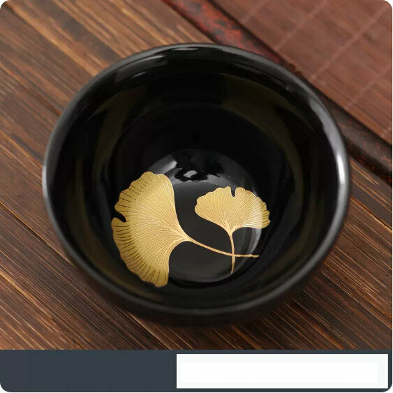 Hotly recommended household tea cup [Ginkgo leaf]