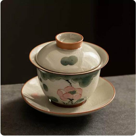 Hotly recommended Ge Kiln hand-painted Sancai bowl [Yu He]