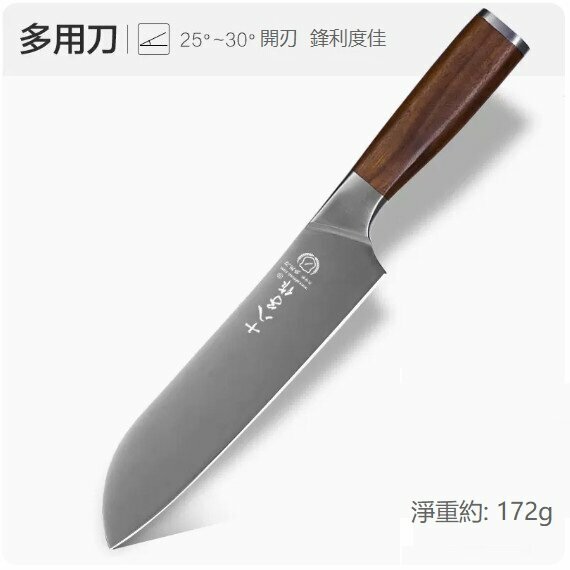 新款廚房多用刀（酒紅色）