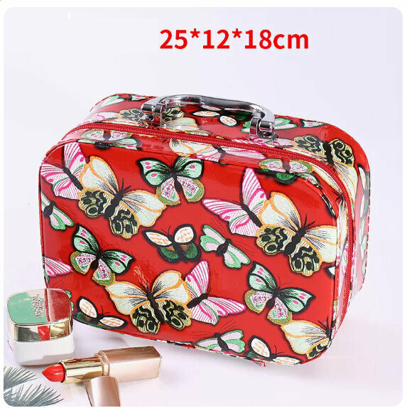 New large-capacity simple travel small storage bag (Chinese red butterfly large size)