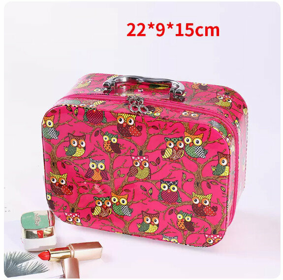 New large-capacity simple travel small storage bag (cute owl small)