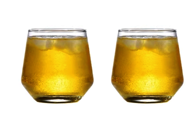 熱推透明玻璃杯水杯(規格:【2只裝】370ml海波杯）