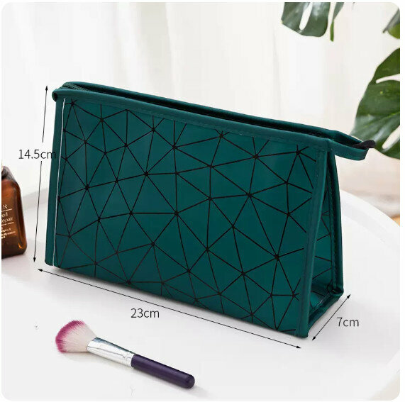 Hotly recommended large-capacity travel portable storage box (dark green medium size)