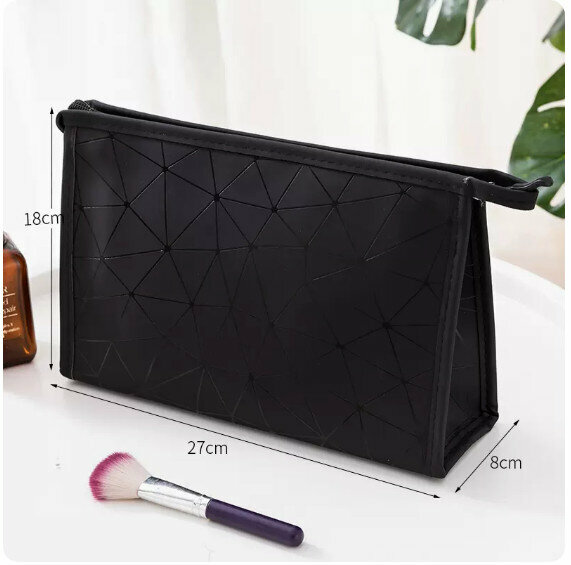 Hot recommended large-capacity travel portable storage box (black large size)