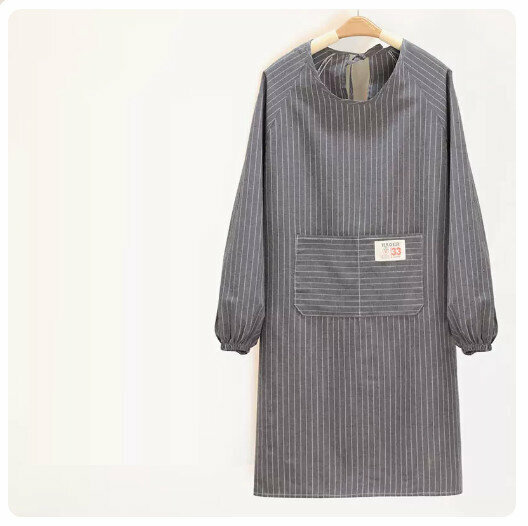 Hot recommended long-sleeved apron [cotton breathable/long-sleeved-green]