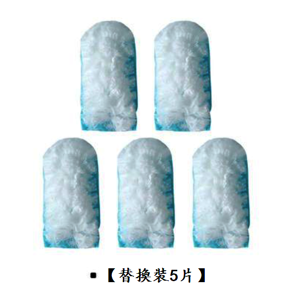 熱推靜電除塵撣（白色【替換裝5片】*1）