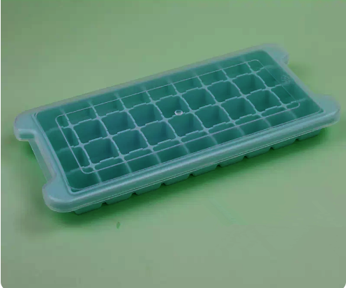 熱推矽膠制冰格（淡雅藍36格）（規格：26*12*3CM）