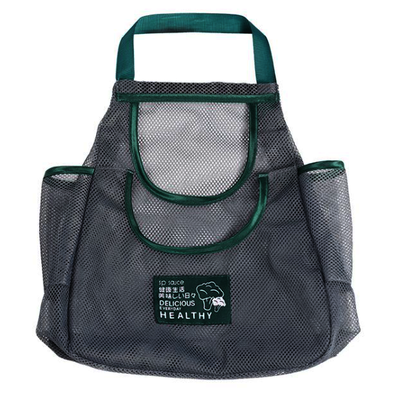 Hot push storage mesh bag (grey [fruit and vegetable hanging bag])