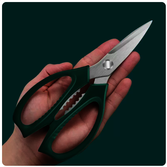 Hot selling scissors (dark green multifunctional scissors)