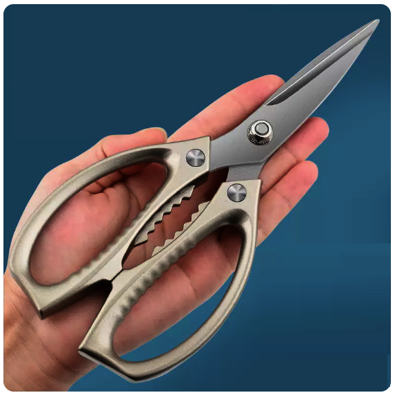 Hot selling scissors (stainless steel strong kitchen scissors)
